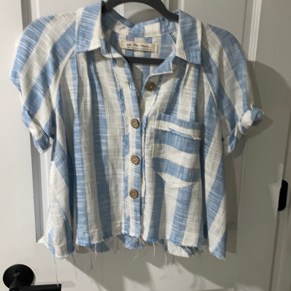 free people button up!